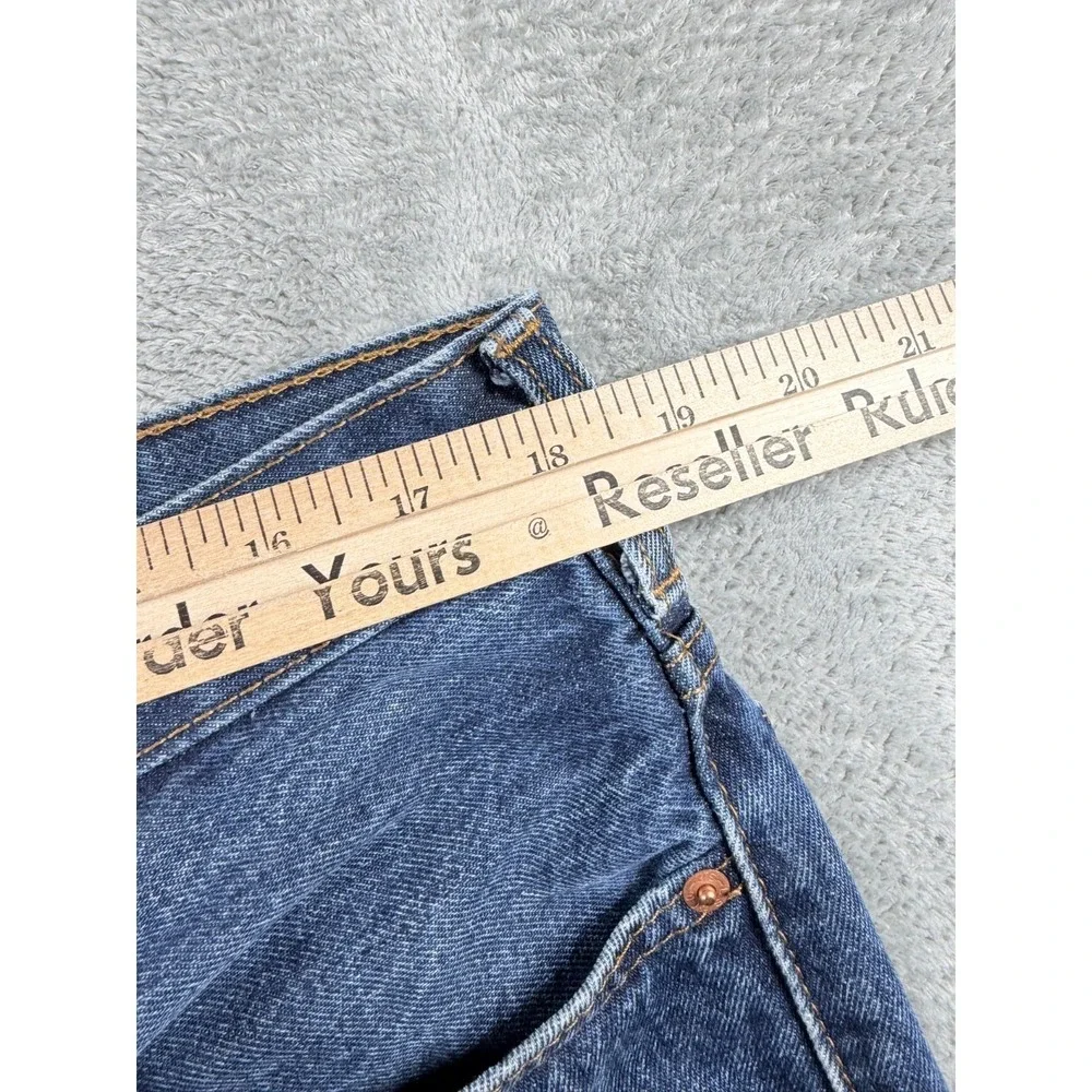 Vtg Levis 517 Boot Cut Jeans Mens 36x32 Blue Denim Red Tab